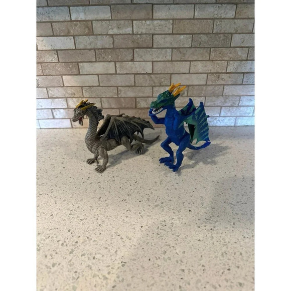 Kid Galaxy Poseable 9-inch Dragon set #db - Picture 1 of 5